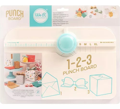 Perforadora Para Troquelar We R Tablero Punch Board 1-2-3