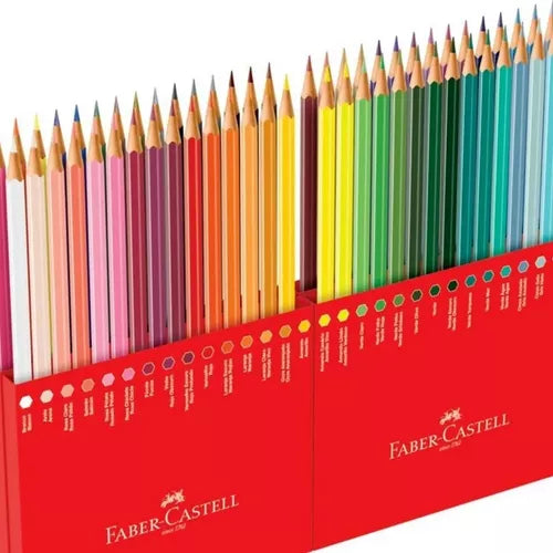 Lápices De Colores Faber Castell Profesional Hexagonal 60 Piezas - MarchanteMX