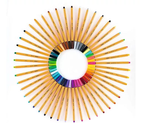 Rotulador Stabilo Point 88 0.4 Mm Estuche Metálico 50 Piezas