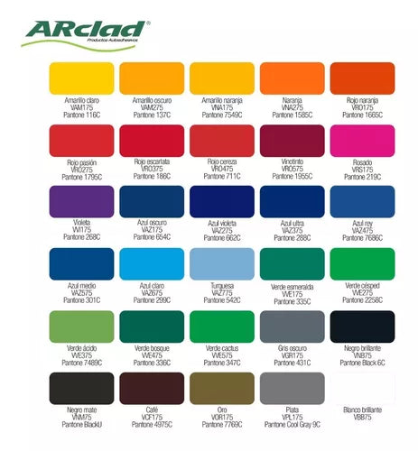 Vinil Adhesivo Autodherible Arclad 61 Cms de Ancho