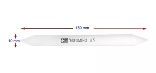 Esfuminos Rodin Atl Para Difuminar Doble Punta #5 Paq. 3 Pzs
