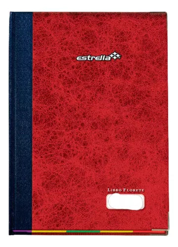 Libro Florete Forma Francesa Estrella Raya 96 Hojas