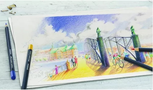 Lápices De Colores Faber Castell Profesional Goldfaber 24 Pz - MarchanteMX