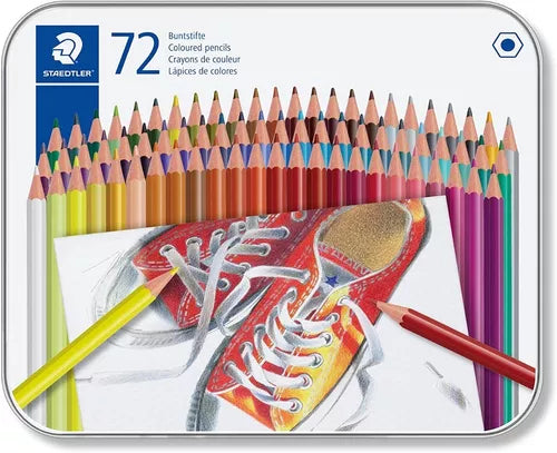 Lápices De Colores Staedtler Estuche Metálico Con 72 Piezas