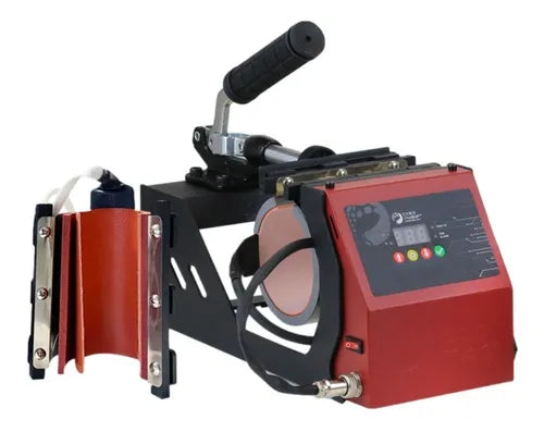 Prensa Para Sublimar Tazas Color Make Bittle 2 en 1 Resistencia 11 Oz y Tequilero