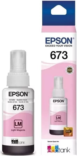 Kit 6 Tintas Epson T673 Ecotank L800 L805 L810 L850 L1800
