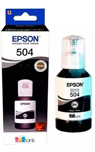 Kit 4 Tintas Epson T504 Ecotank Tinta Continua L4150 L4160