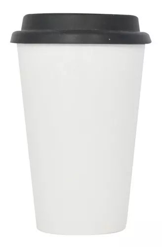 Vaso Cónico Tapa De Silicón Cerámica Color Make