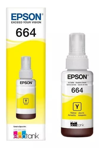 Kit 4 Tintas Epson T664 70 Ml L110 L120 L200 L210 L300 L350