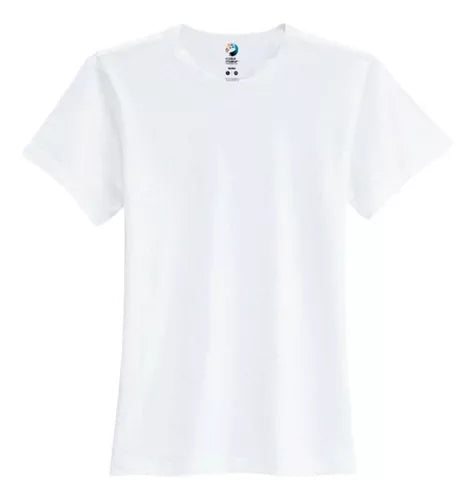 Playera Sublimación Blanca Tacto Algodón Color Make