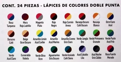 Lápices De Colores Prismacolor Con 24 Doble Punta 48 Colores - MarchanteMX