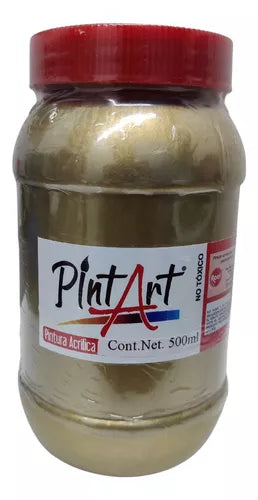 Pintura Acrílica Pintart Metálica 500 Ml Colores A Elegir
