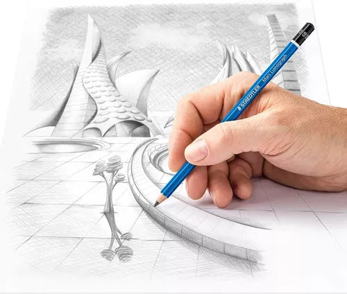 Lápices Para Diseño Mars Lumograph Staedtler Estuche 24 Pzs