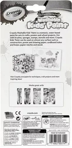 Pinturas Pinturitas Escolares Lavables Crayola 18 Colores - Crayola - vista lateral