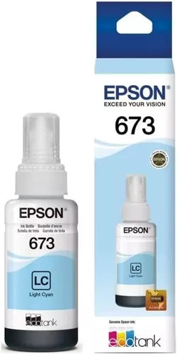 Kit 6 Tintas Epson T673 Ecotank L800 L805 L810 L850 L1800