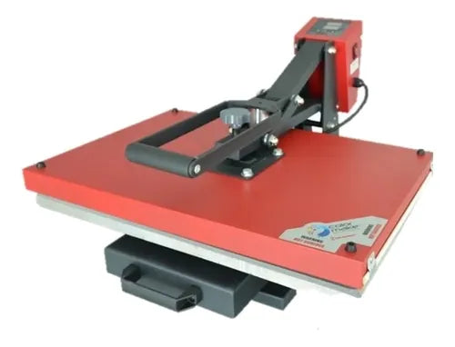 Plancha Plana Semi Automática Sublimación Color Make 40 X 60 cms Gaveta Deslizable