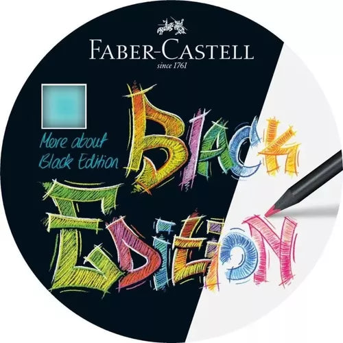 Lápices de Colores Faber Castell Super Soft Black Edition 24 Colores - MarchanteMX