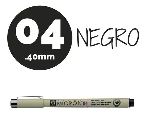 Estilógrafo Pigma Micron Sakura Tamaños Y Colores A Elegir