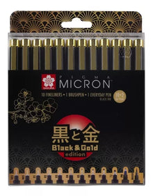 Kit Estilógrafo Sakura Pigma Micron Edición Limitada 12 Pzs