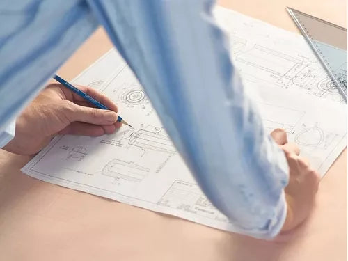 Lápices Para Diseño Mars Lumograph Staedtler Estuche 12 Pzs