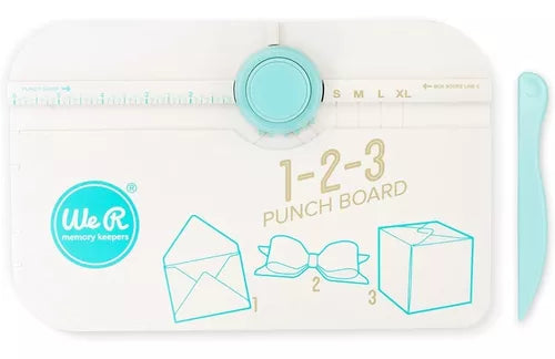 Perforadora Para Troquelar We R Tablero Punch Board 1-2-3
