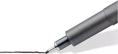 Kit Estilógrafo Staedtler Tinta Negra Puntas Diferentes 8 Pz