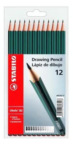 Lápiz Profesional Para Dibujo Stabilo Othello 12 Piezas