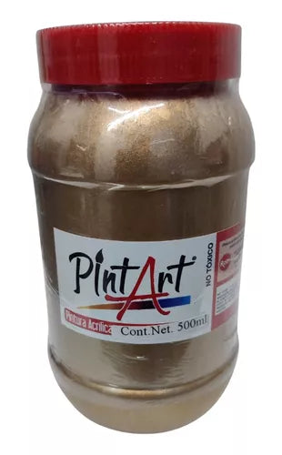 Pintura Acrílica Pintart Metálica 500 Ml Colores A Elegir