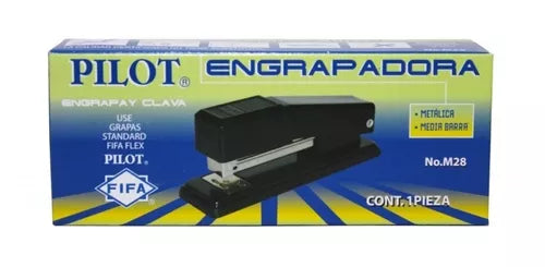Engrapadora Pilot Media Tira M28 Standard Oficina Escolar