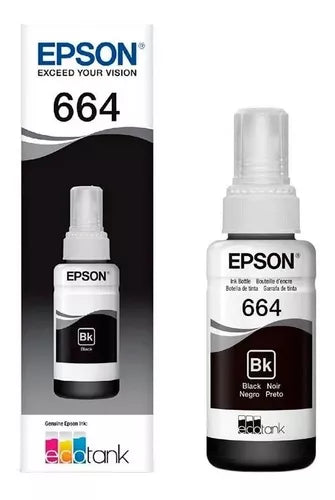 Kit 4 Tintas Epson T664 70 Ml L110 L120 L200 L210 L300 L350