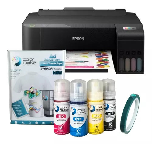 Impresora Epson L1210 Para Sublimación Tintas Papel A4 Cinta