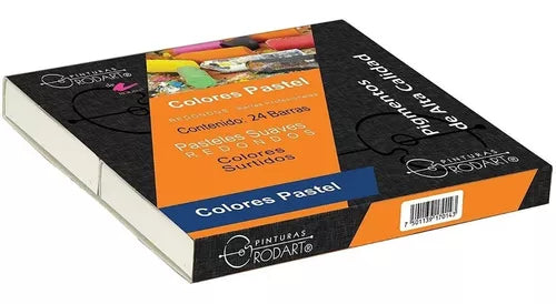 Gises Colores Pastel Suaves Redondos Rodin Rodart 24 Colores