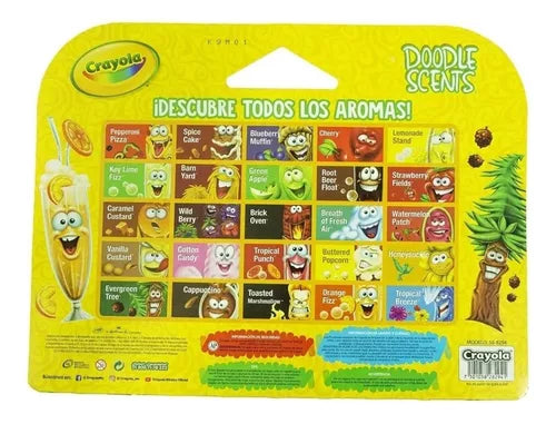 Plumones Lavables Con Aroma Crayola Doodle Scents 25 Piezas - MarchanteMX
