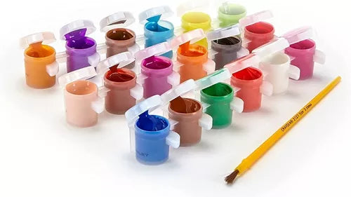 Pinturas Pinturitas Escolares Lavables Crayola 18 Colores - MarchanteMX