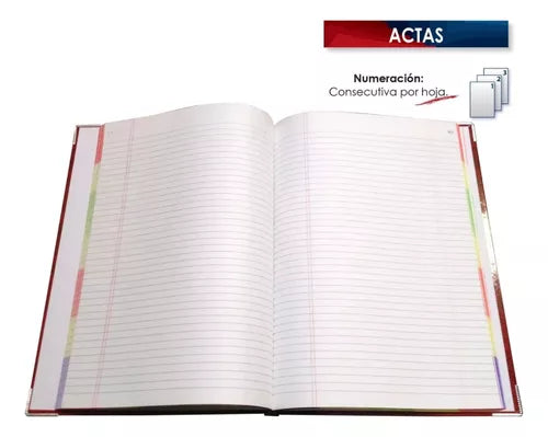 Libro Florete Forma Francesa Estrella Actas 96 Hojas