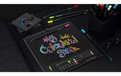 Lápices de Colores Faber Castell Super Soft Black Edition 12 Pz - MarchanteMX