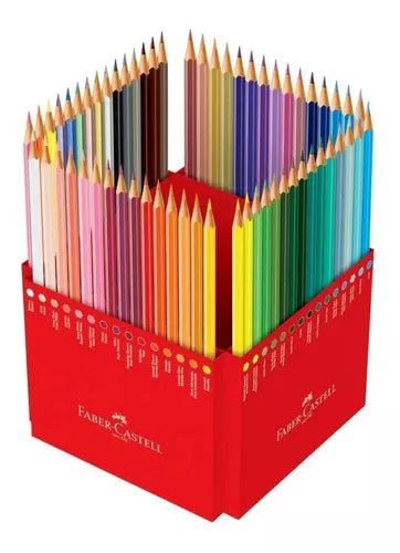 Lápices De Colores Faber Castell Profesional Hexagonal 60 Piezas - MarchanteMX