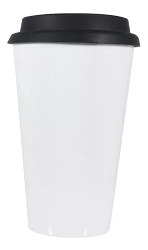 Vaso Cónico Tapa De Silicón Cerámica Color Make