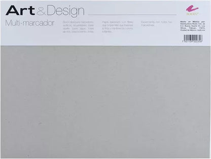 Block Multi Marcador Rodin 21.5 X 28 Cms 170 Gramos 15 Hojas