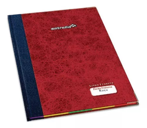 Libro Florete Forma Francesa Estrella Raya 96 Hojas