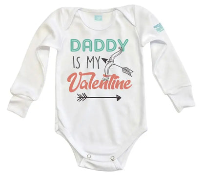Body Bebé Daddy Is My Valentine - MarchanteMX