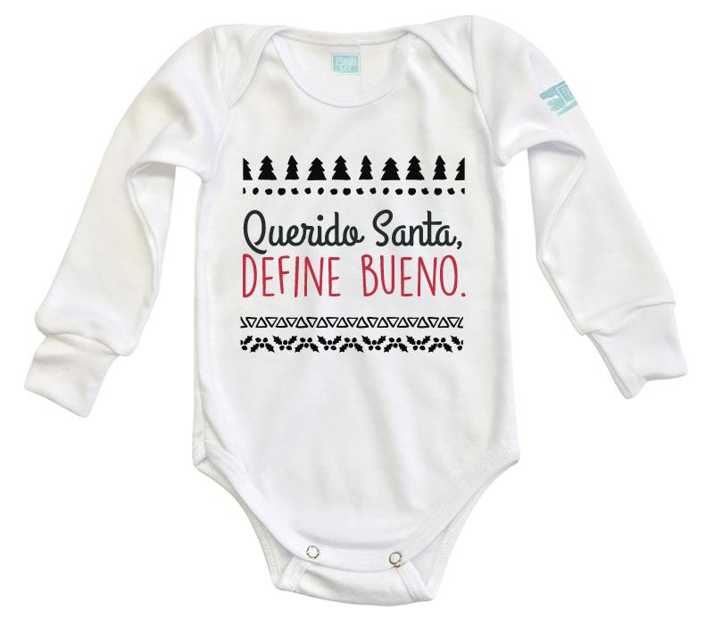 Body Bebé Querido Santa Define Bueno... - MarchanteMX