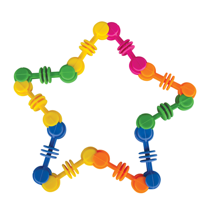 Juego Ensamble Didáctico Figuras Plástico Flexible Diako EstriFormas