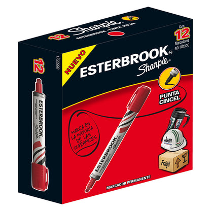 Marcador permanente Esterbrook con 12 piezas