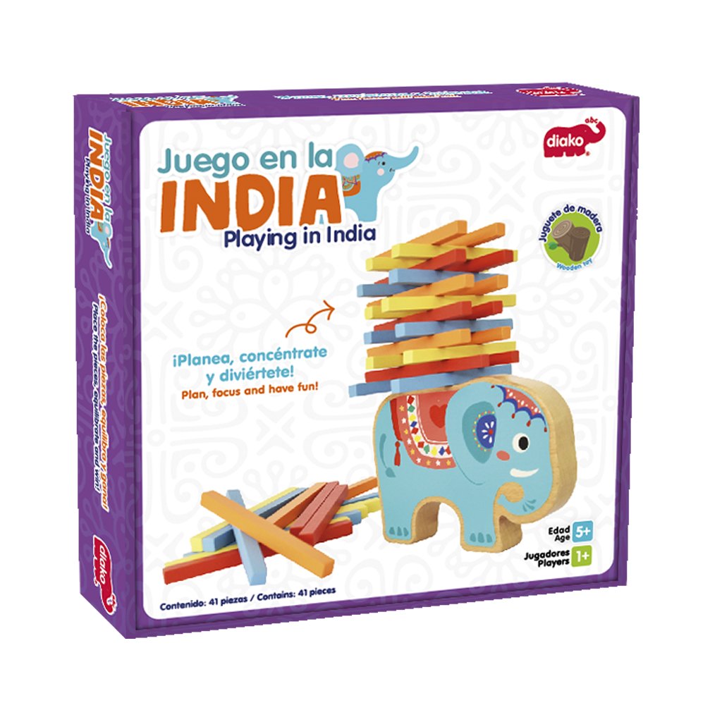 JUEGO EN LA INDIA-ELEFANTE HINDÚ