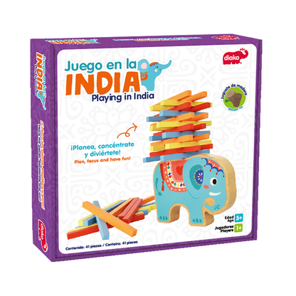 JUEGO EN LA INDIA-ELEFANTE HINDÚ