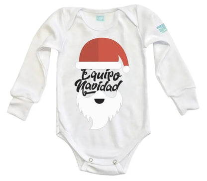 Body Bebé Equipo Navidad - MarchanteMX