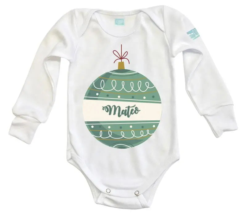 Body Bebé Esfera con Nombre Niño - MarchanteMX