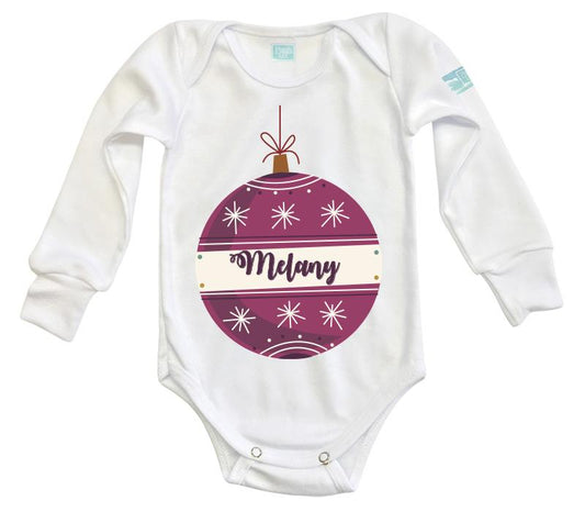 Body Bebé Esfera con Nombre Niña - MarchanteMX