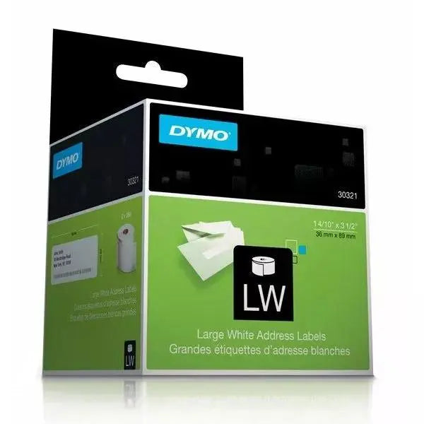 Rollo De Etiquetas Blancas Para Direcciones 36 x 89mm - MarchanteMX